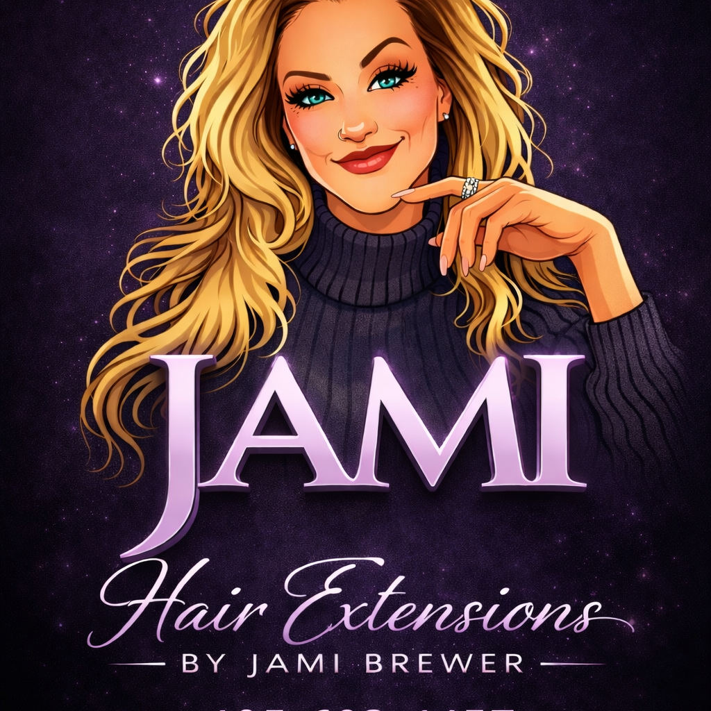 Hair extensions by Jami Brewer