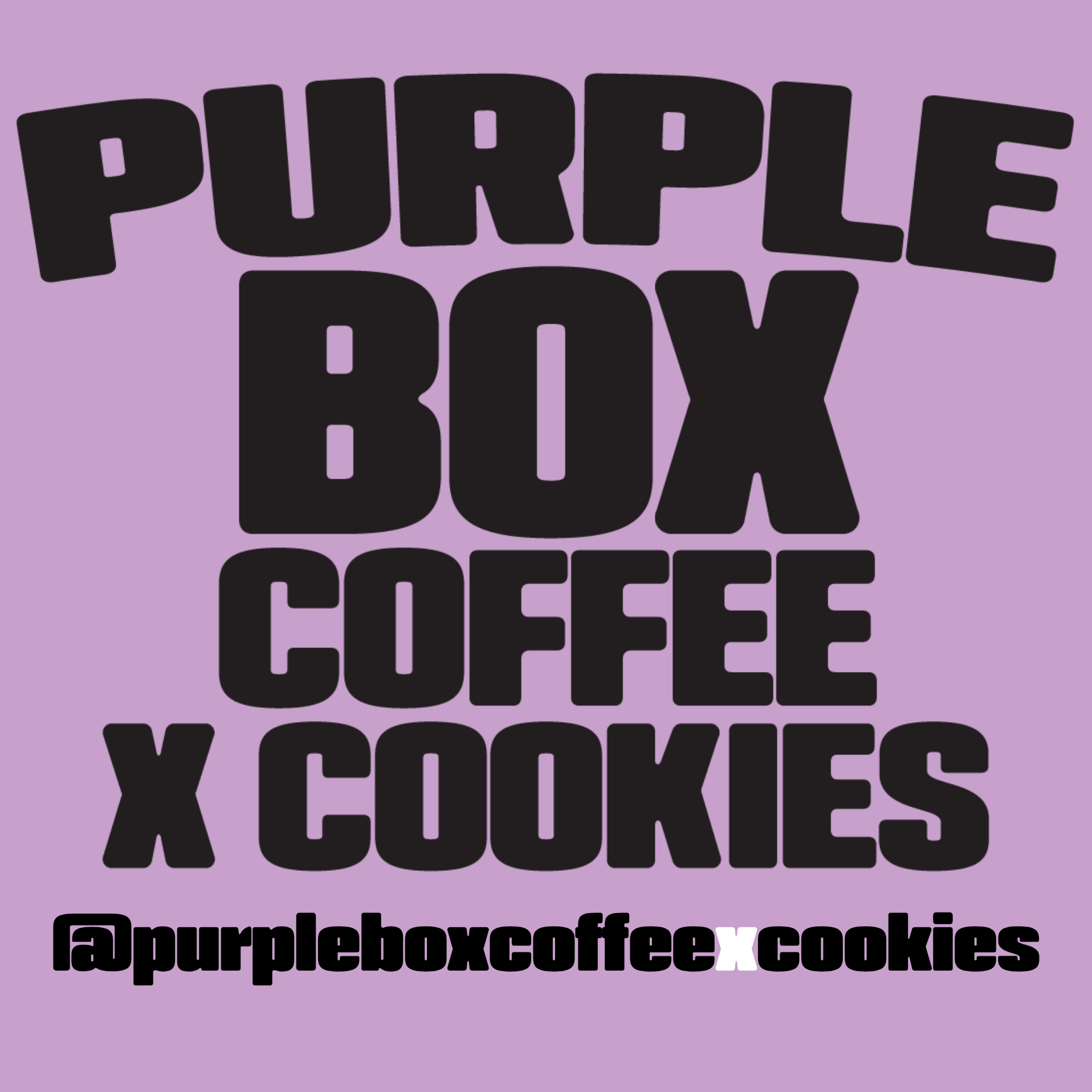 Purple Box Coffee x Cookies