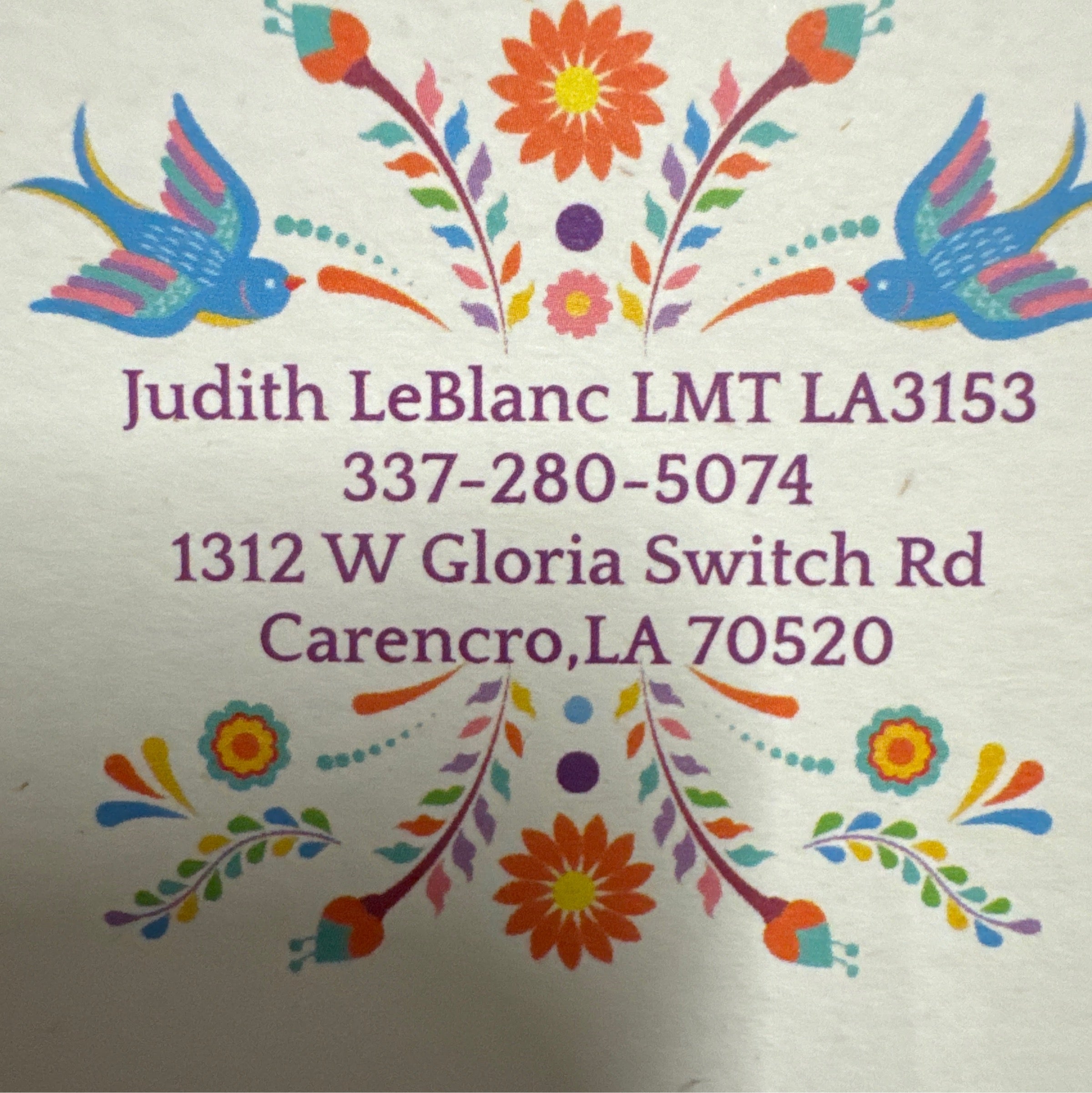 Judith LeBlanc LMT