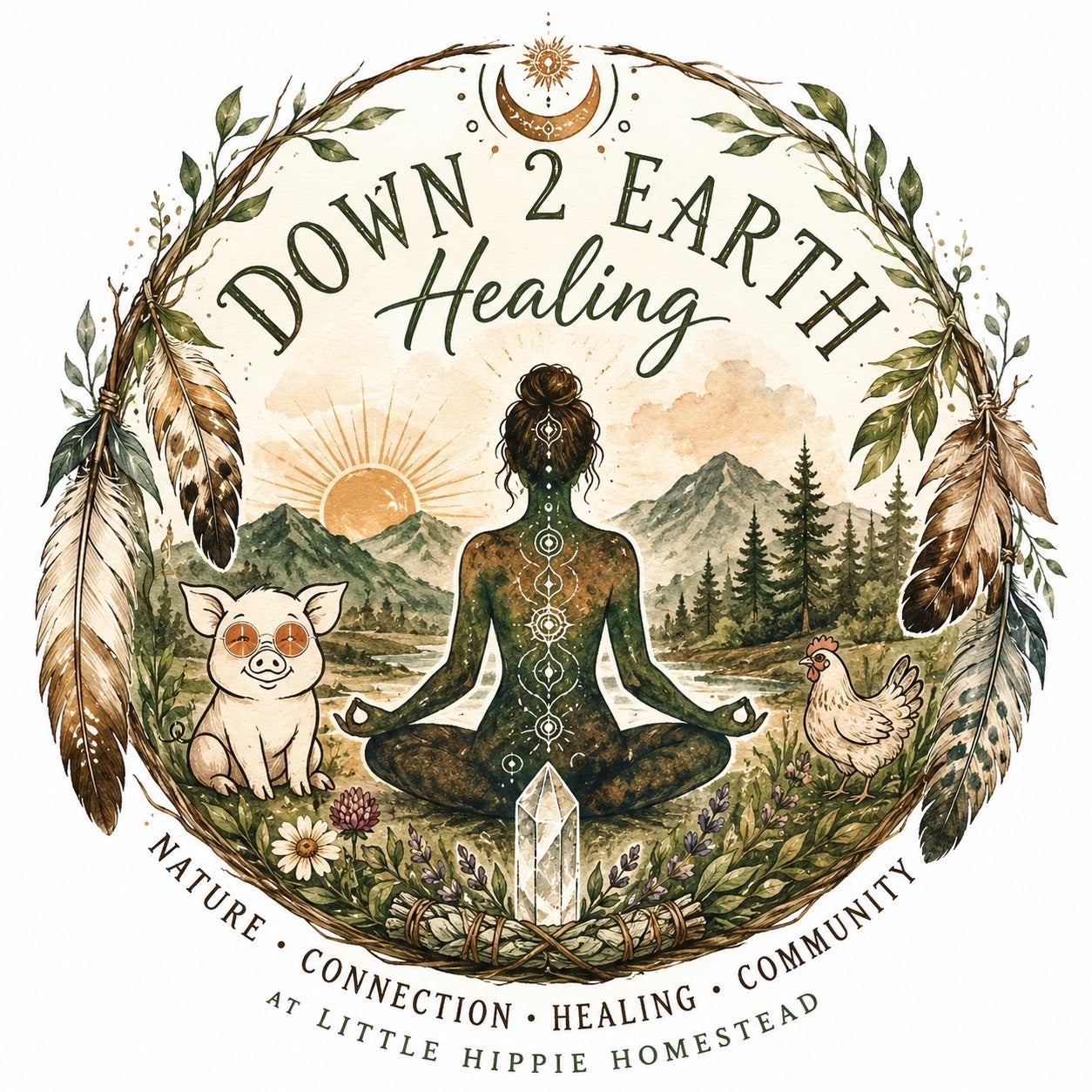 Down 2 Earth Healing @ Little Hippie Homestead