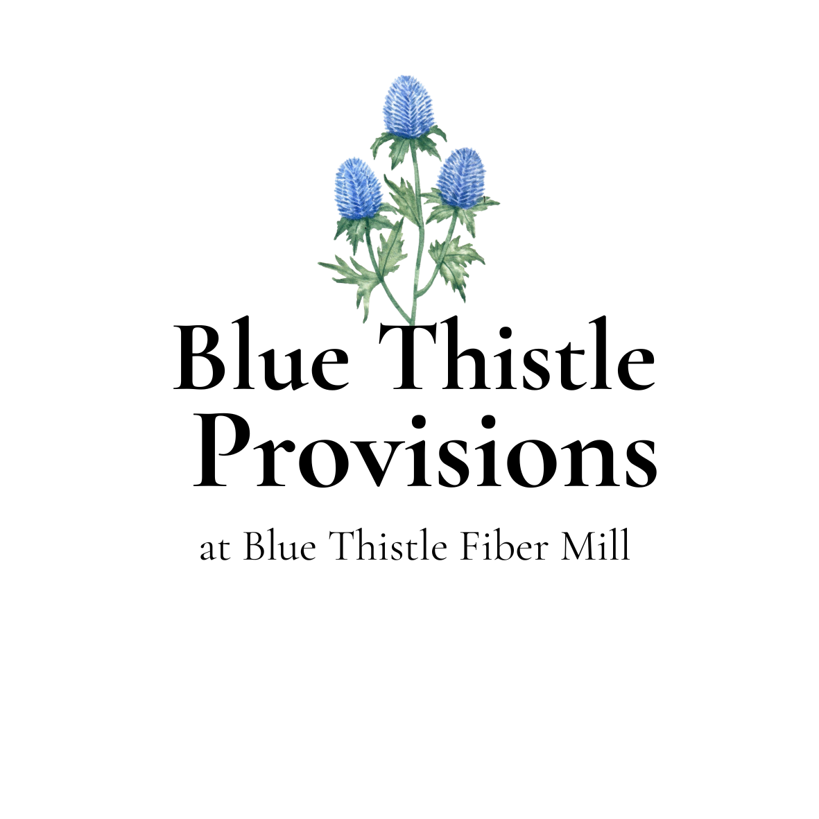 Blue Thistle Fibers