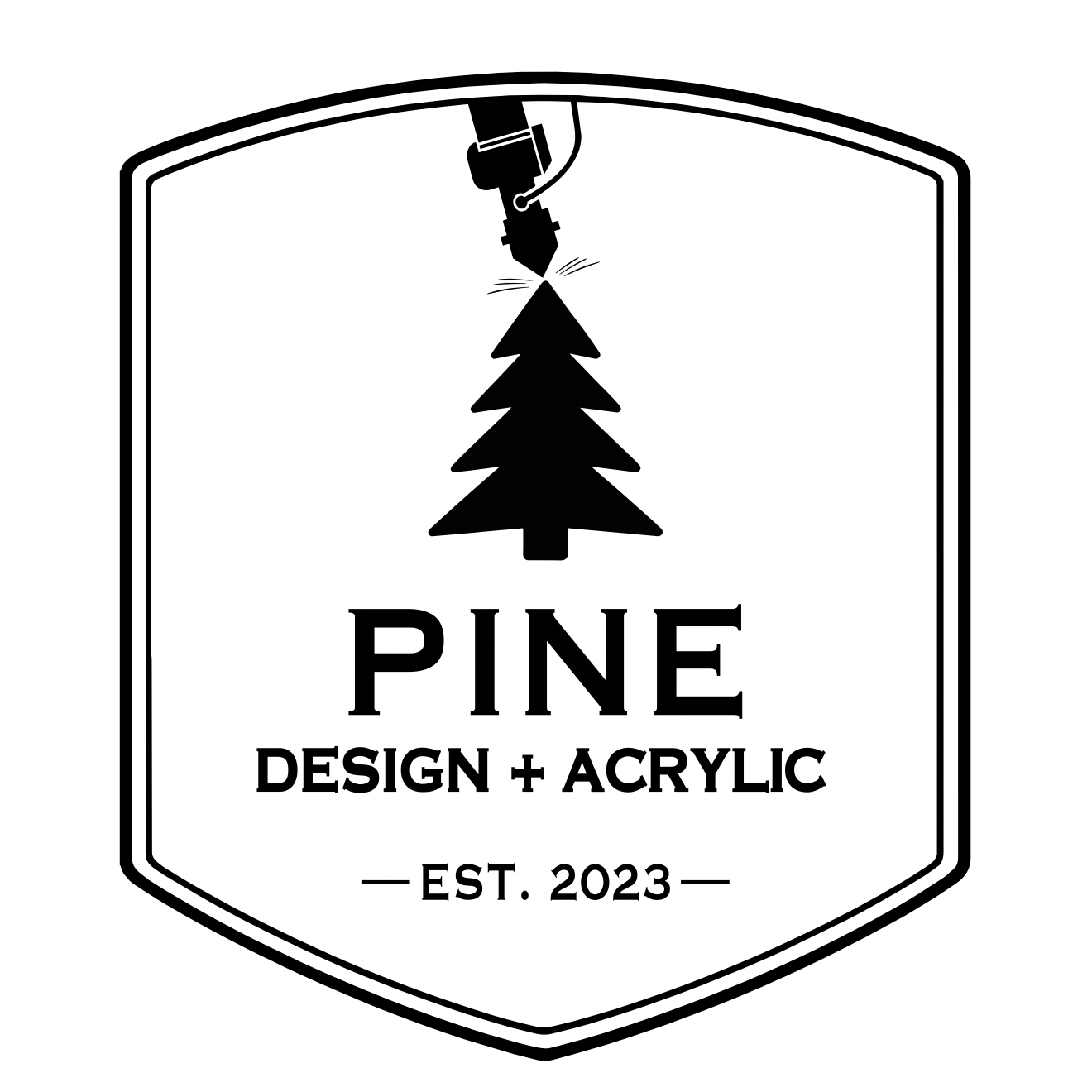 Pine Design + Acrylic