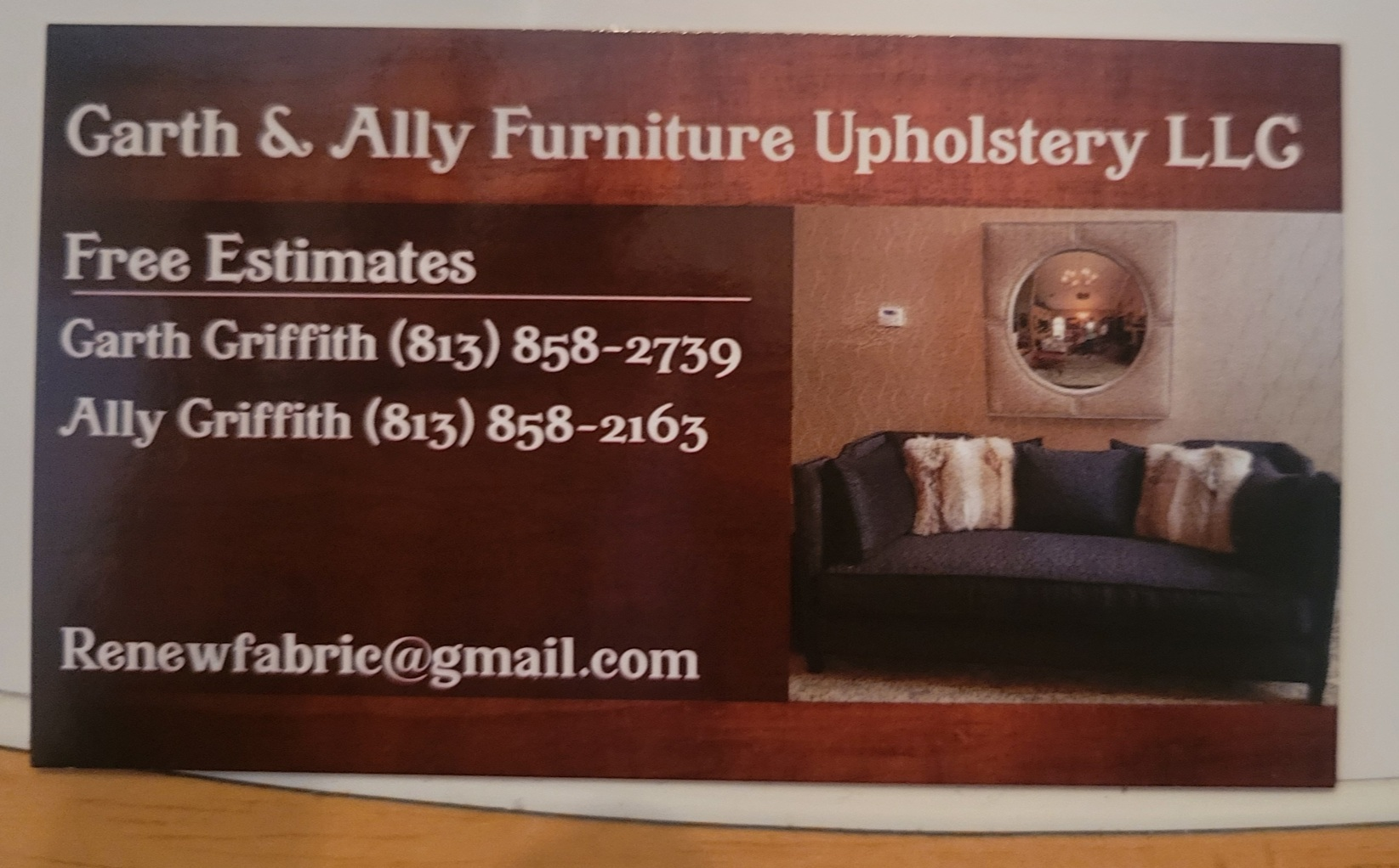 Garth&Ally Furniture Upholsterers LLC