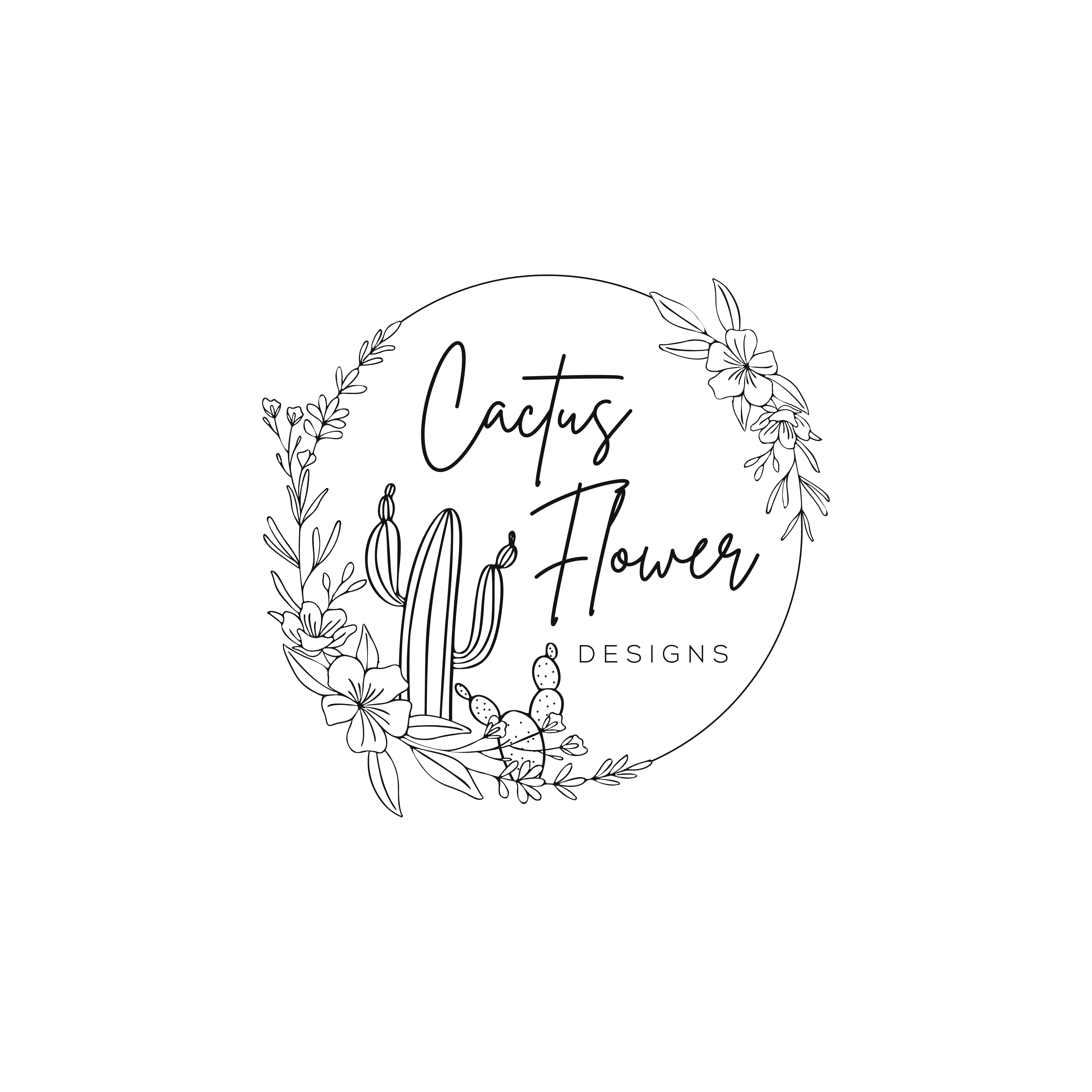 Cactus Flower Designs