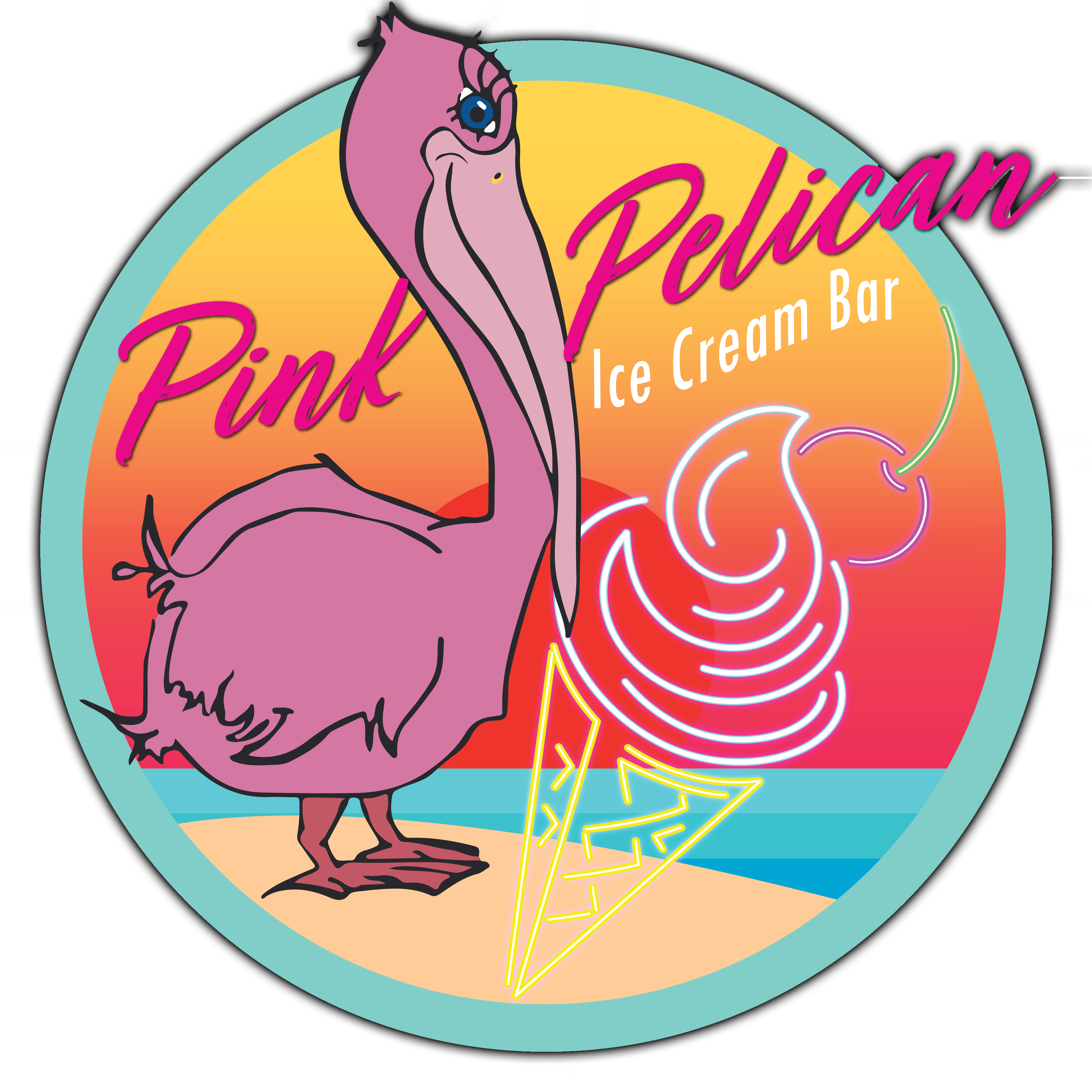 Pink Pelican Ice Cream
