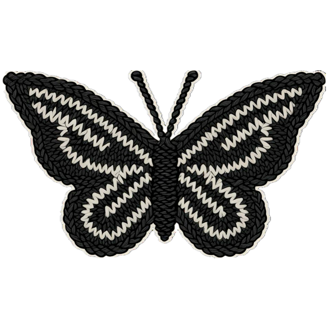 The Knitted Butterfly
