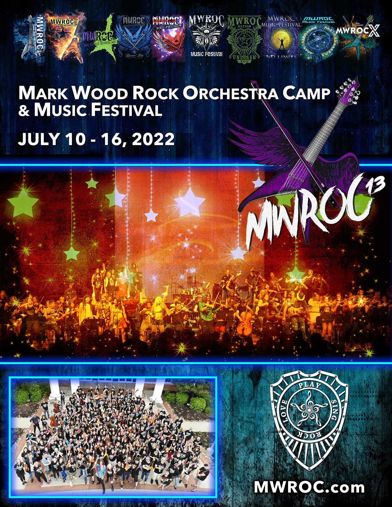 Mark Wood Rock Orchestra Camp
