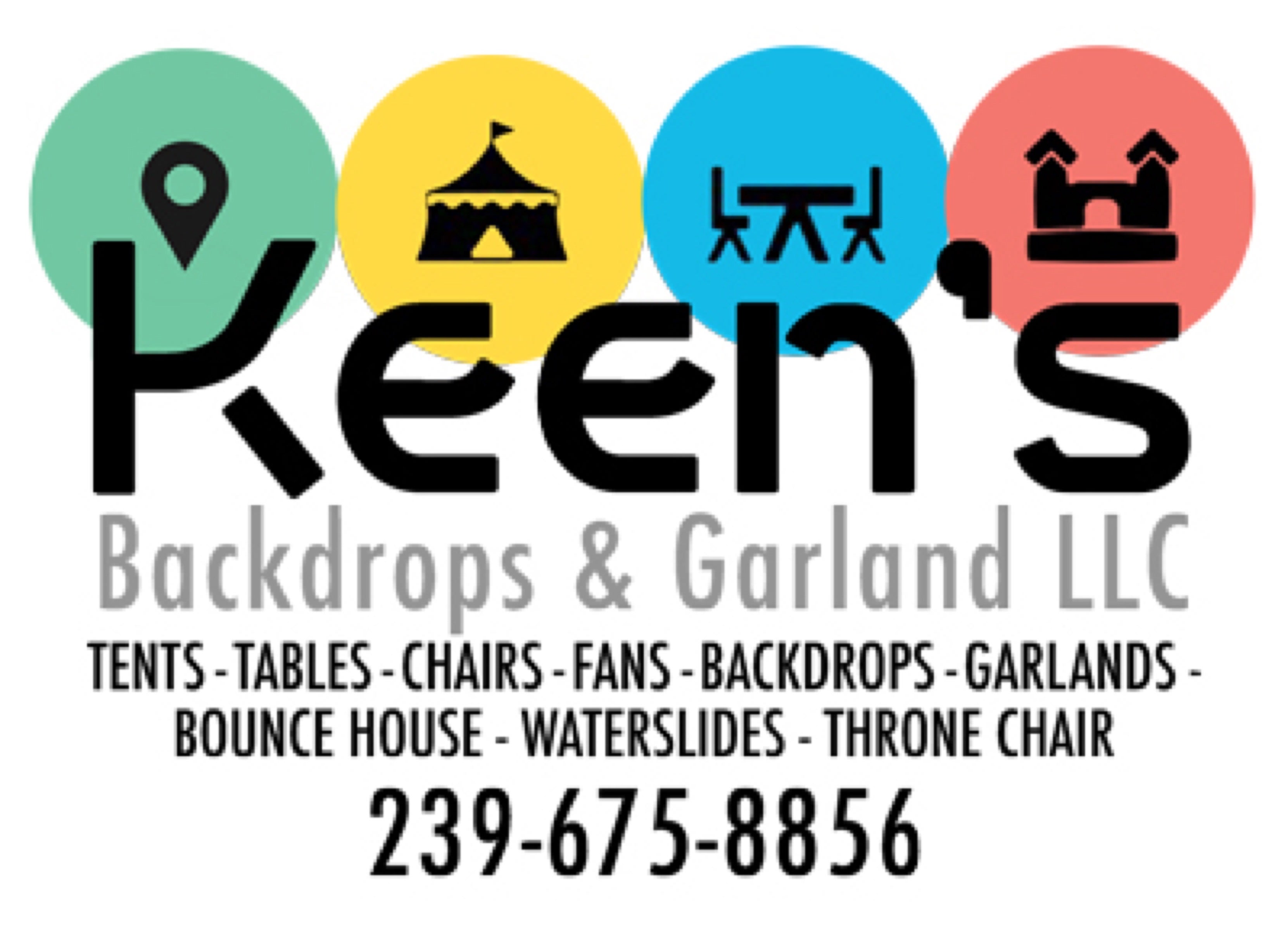 KEEN'S BACKDROPS & GARLANDS LLC