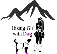 Hiking Girl with Dog