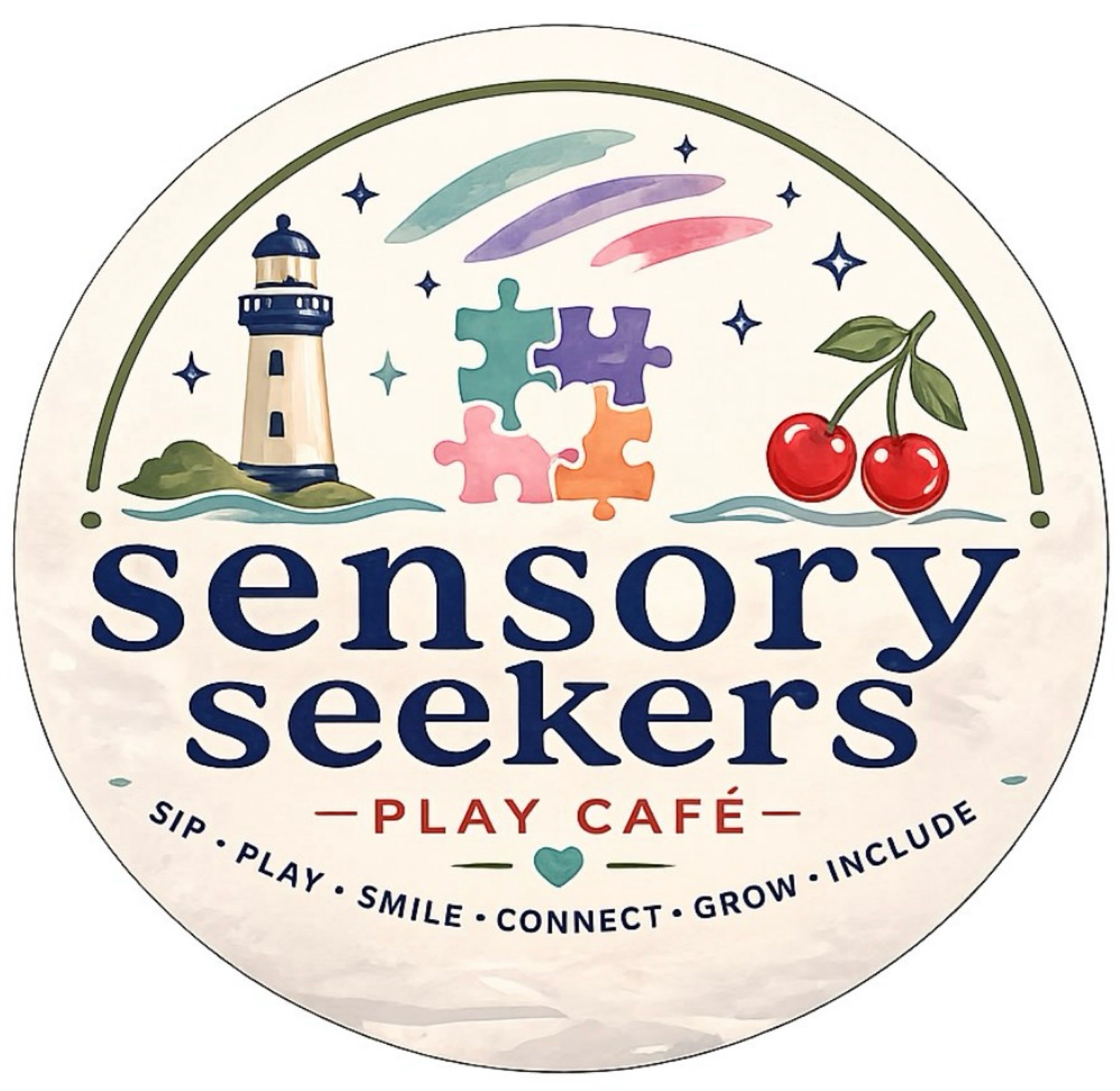 Sensory seekers play cafe