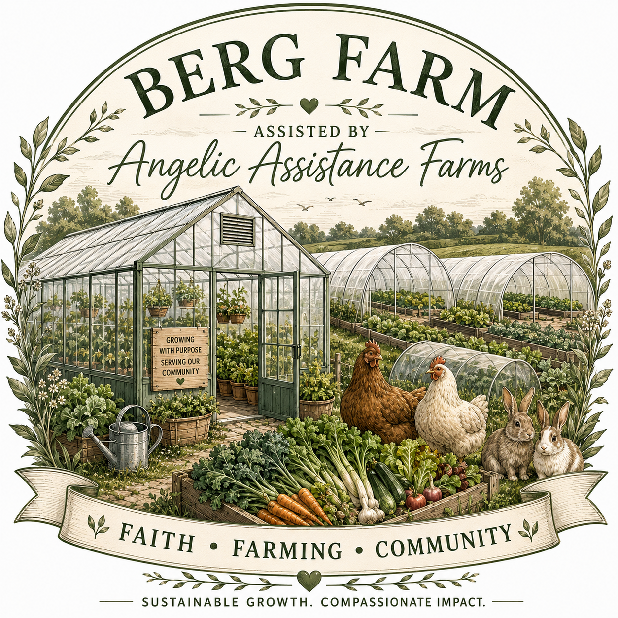 Angelic Assistance Farms for Berg Farms