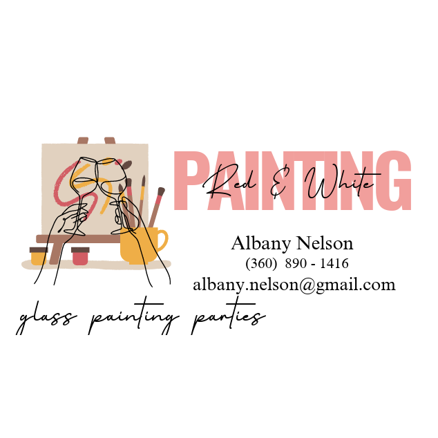 Red and White Painting