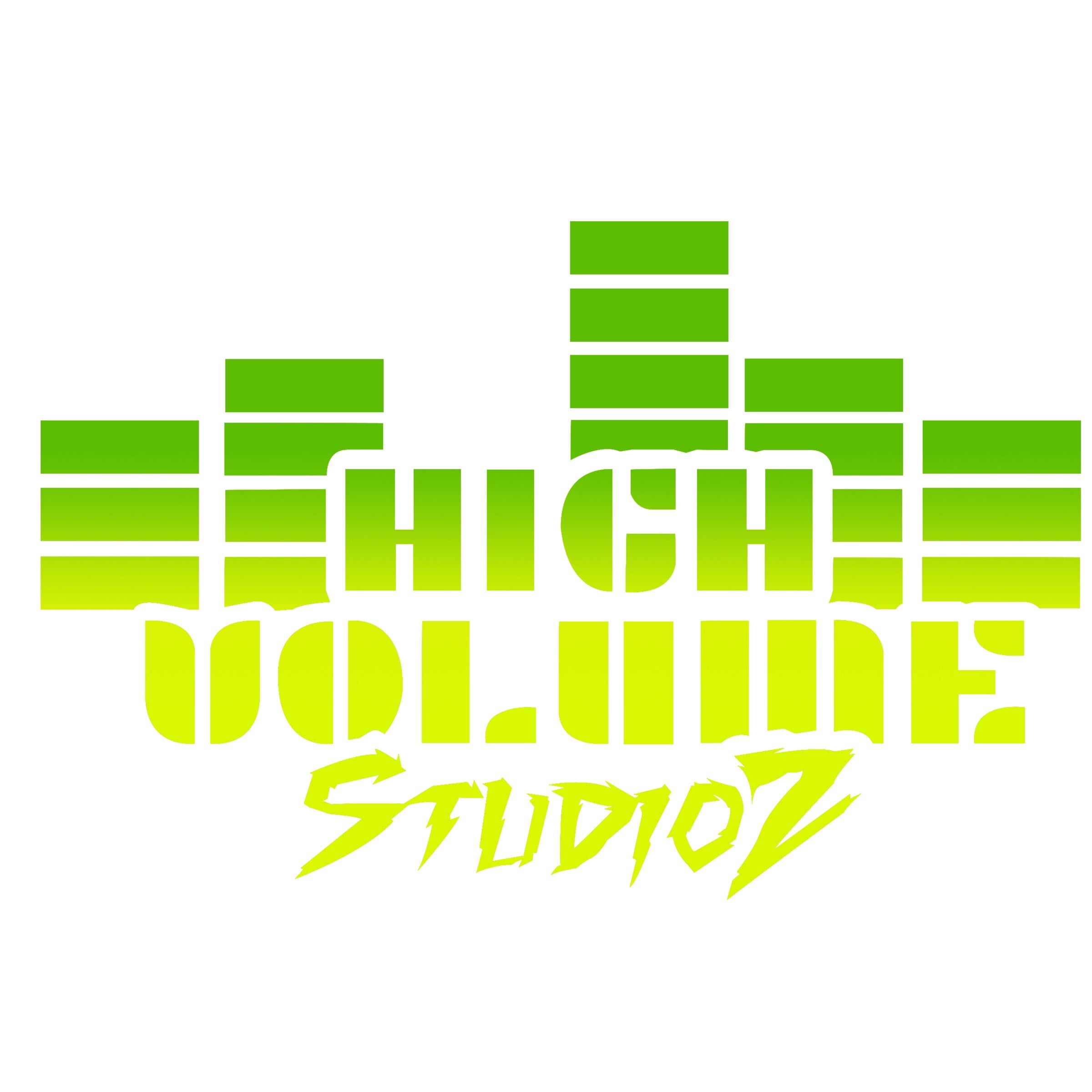Recording studio interior for High Volume Studioz
